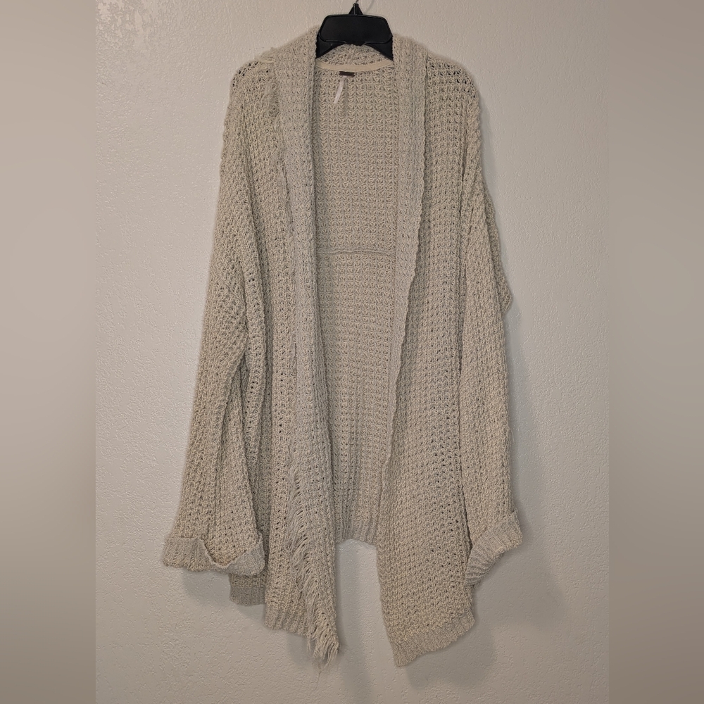 Free People I'll Be Around Cardigan In Ivory - Picture 5 of 10